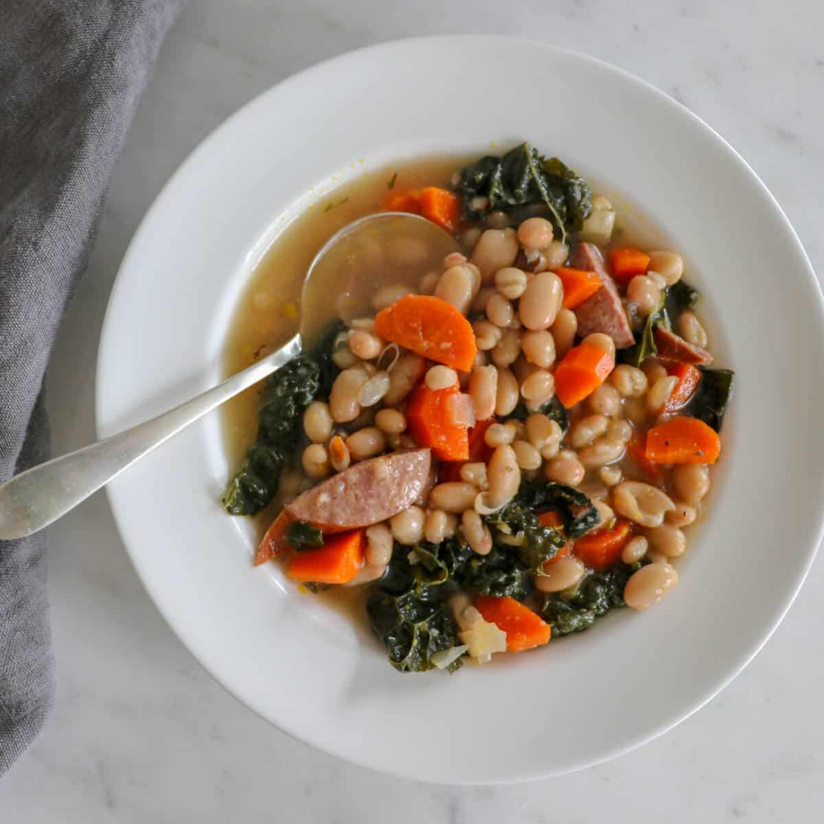 Sausage, Kale and White Bean Soup Recipe